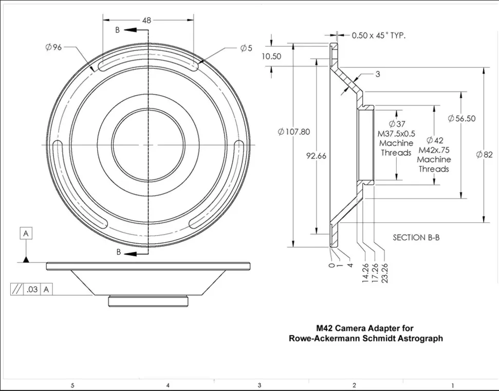 11" Rowe-Ackermann Schmidt Astrograph V2 OTA Only (91076)