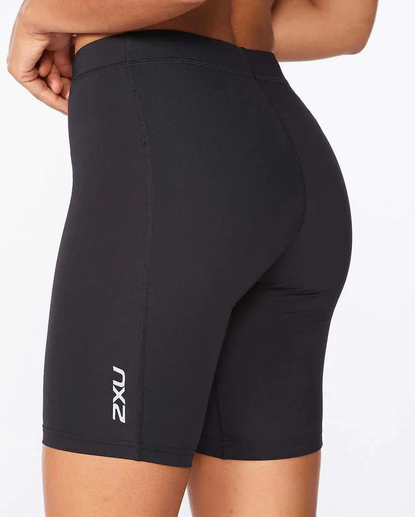 2XU Womens Core Compression Shorts - Black/Silver