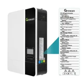 48V 5000VA/5000W Growatt Offgrid Solar Inverter with WiFi Module SPF5000ES