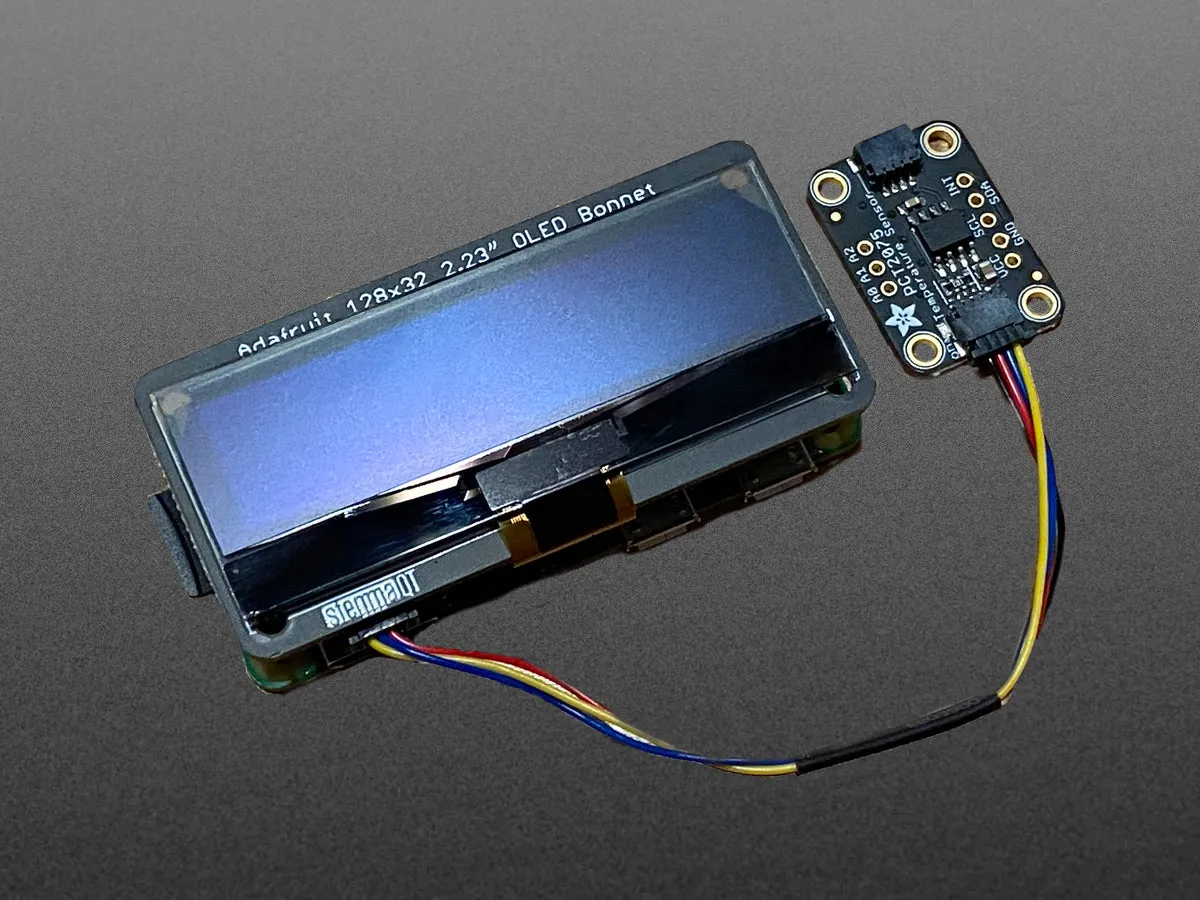 Adafruit 2.23" Monochrome OLED Bonnet for Raspberry Pi