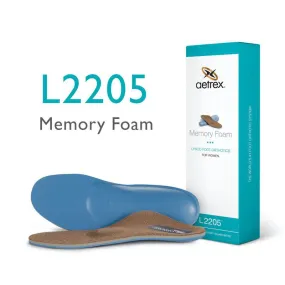 Aetrex Insoles - Women's Memory Foam Orthotics W/ Metatarsal Support