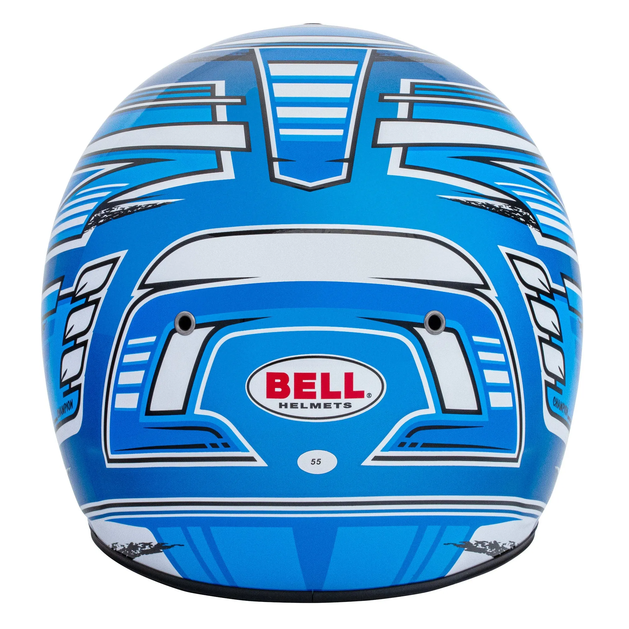 Bell KC7-CMR Champion Blue Kart Helmet  FREE Fleece Helmet Bag