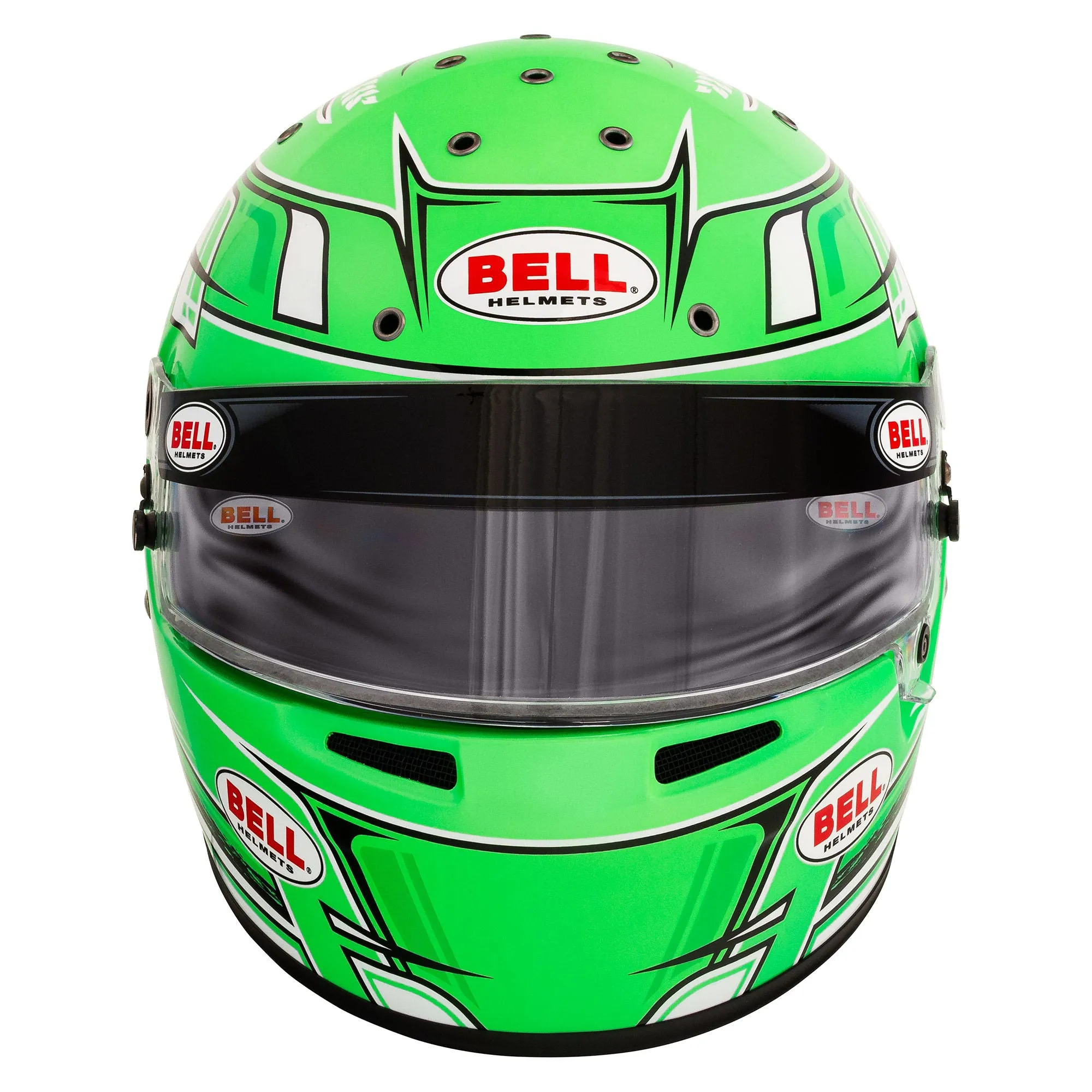 Bell KC7-CMR Champion Green Kart Helmet  FREE Fleece Helmet Bag