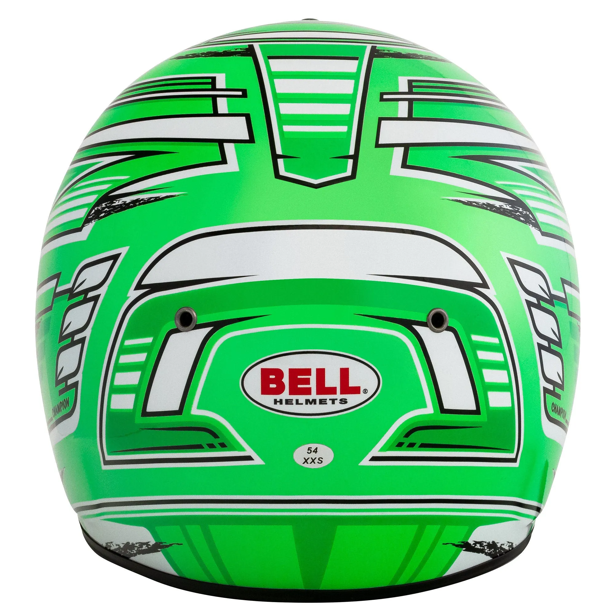 Bell KC7-CMR Champion Green Kart Helmet  FREE Fleece Helmet Bag