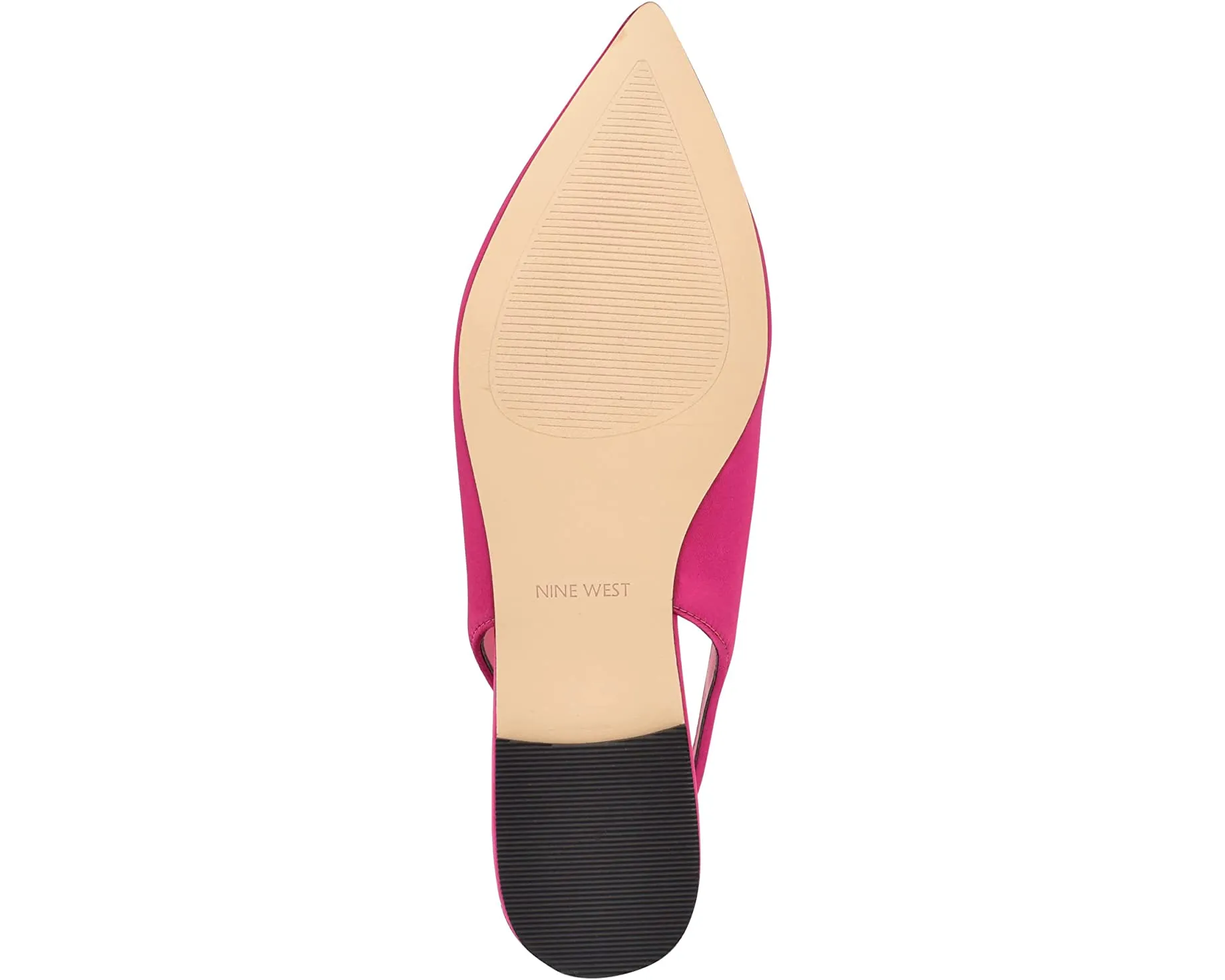 Blingy 2 Nine West Flats, Pink Satin