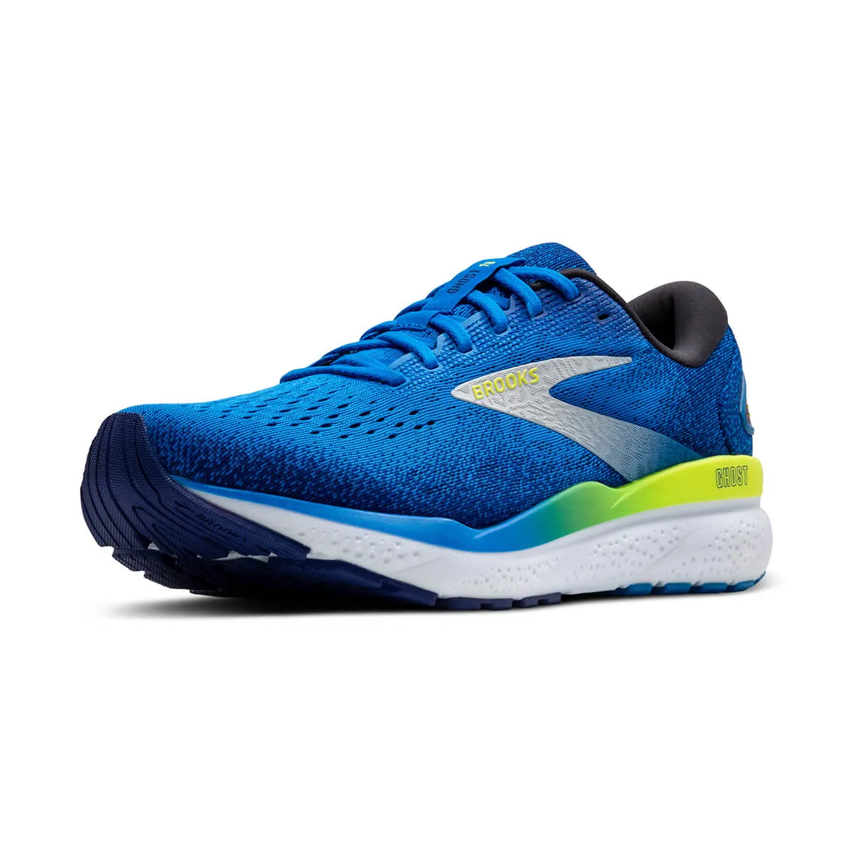 Brooks Ghost 16 Mens | Electric Blue/navy/lemon