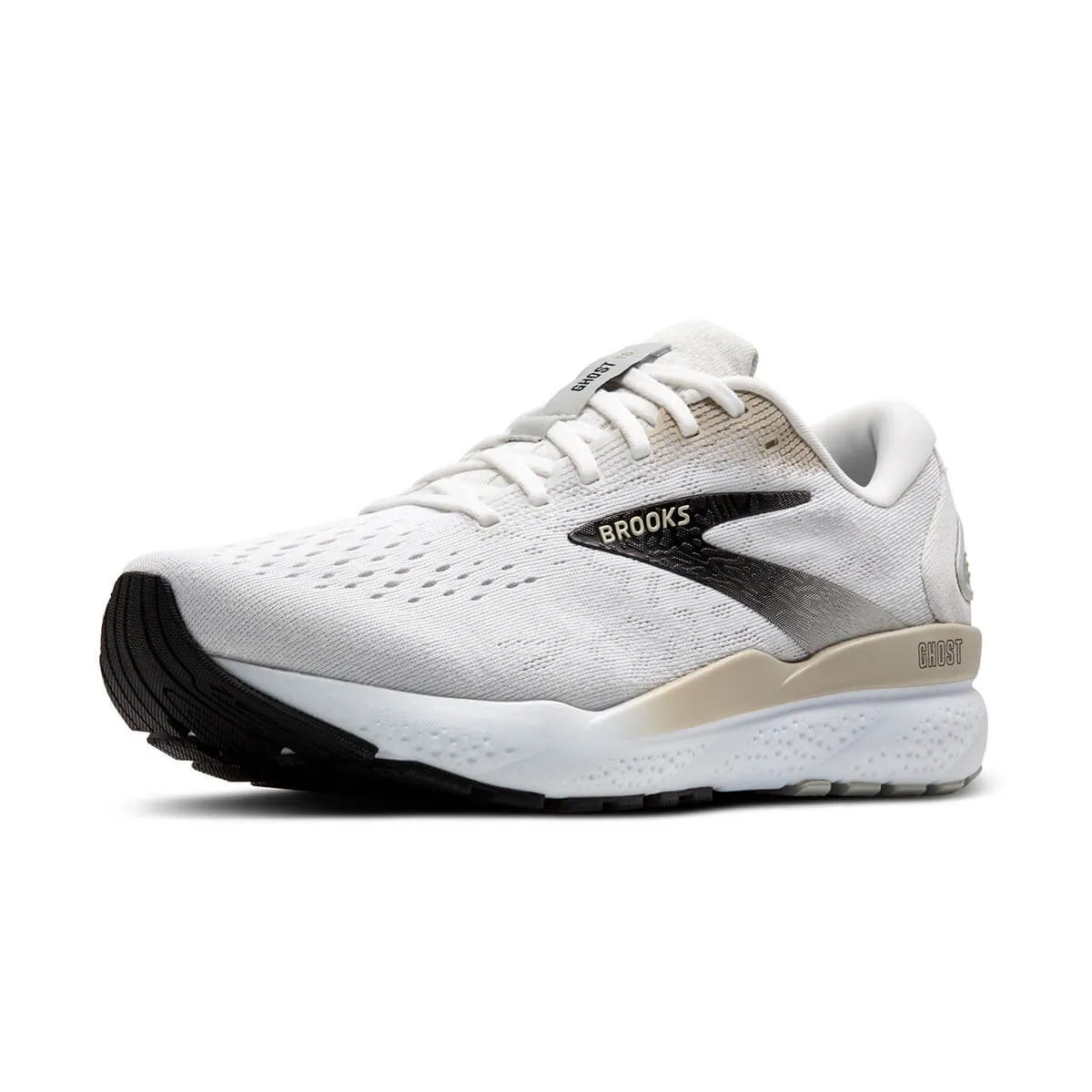 Brooks Ghost 16 Mens | White/pelican/oyster