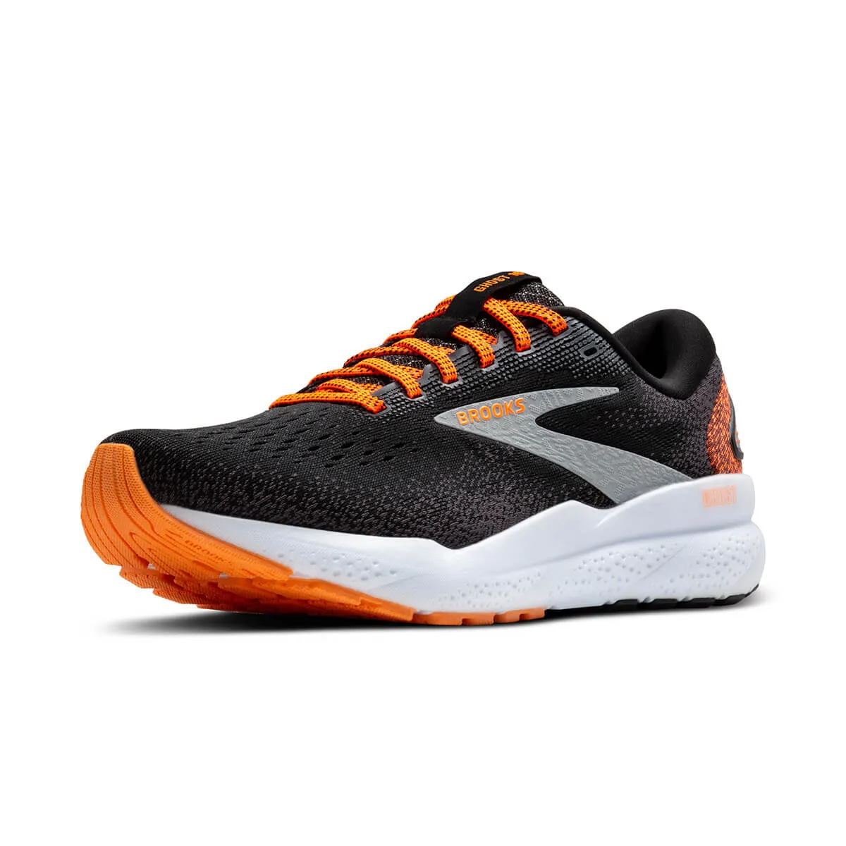 Brooks Ghost 16 Womens | Black/orange/white