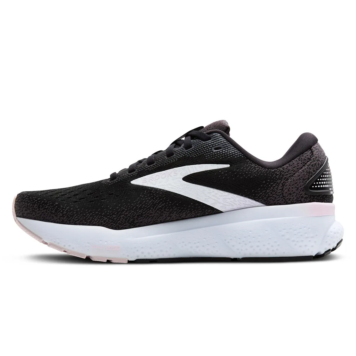 Brooks Ghost 16 Womens | Black/white/orchid Ice