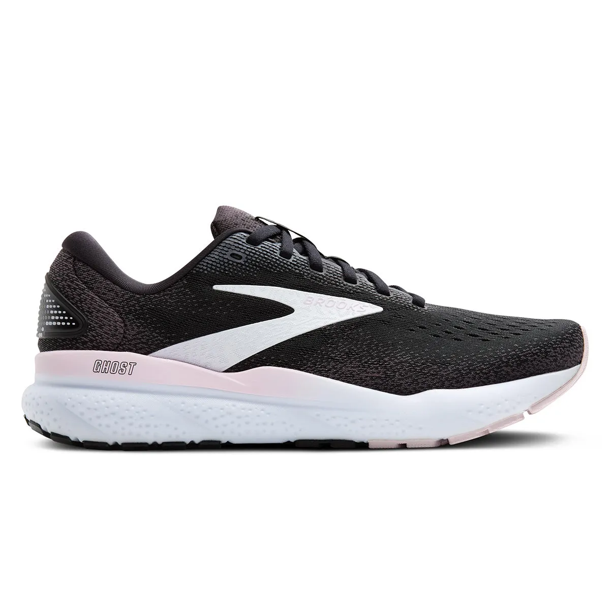 Brooks Ghost 16 Womens | Black/white/orchid Ice