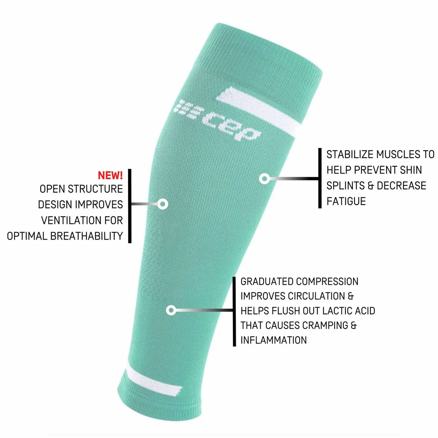 CEP Women's The Run Compression Calf Sleeves 4.0