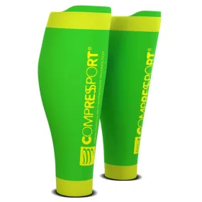 COMPRESSPORT R2V2 CALF SLEEVES (R2V2-FL6140) - FLUO GREEN