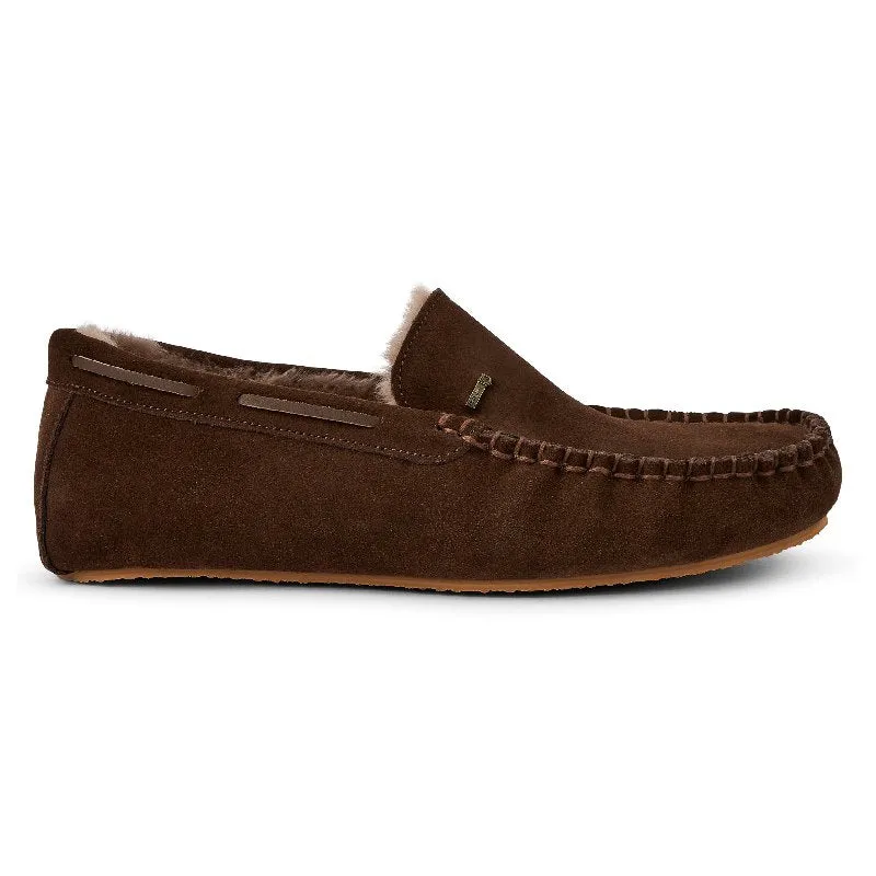 Dubarry Ventry Mens Moccasin Slippers - Cigar