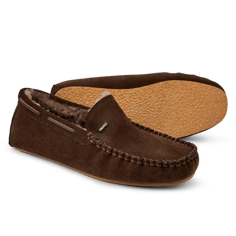 Dubarry Ventry Mens Moccasin Slippers - Cigar