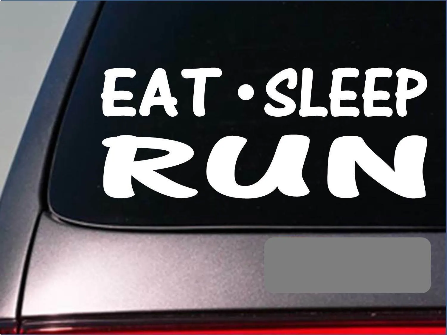 Eat Sleep Run Sticker *G992* 8" vinyl 10k half marathon 5k shoes runner running