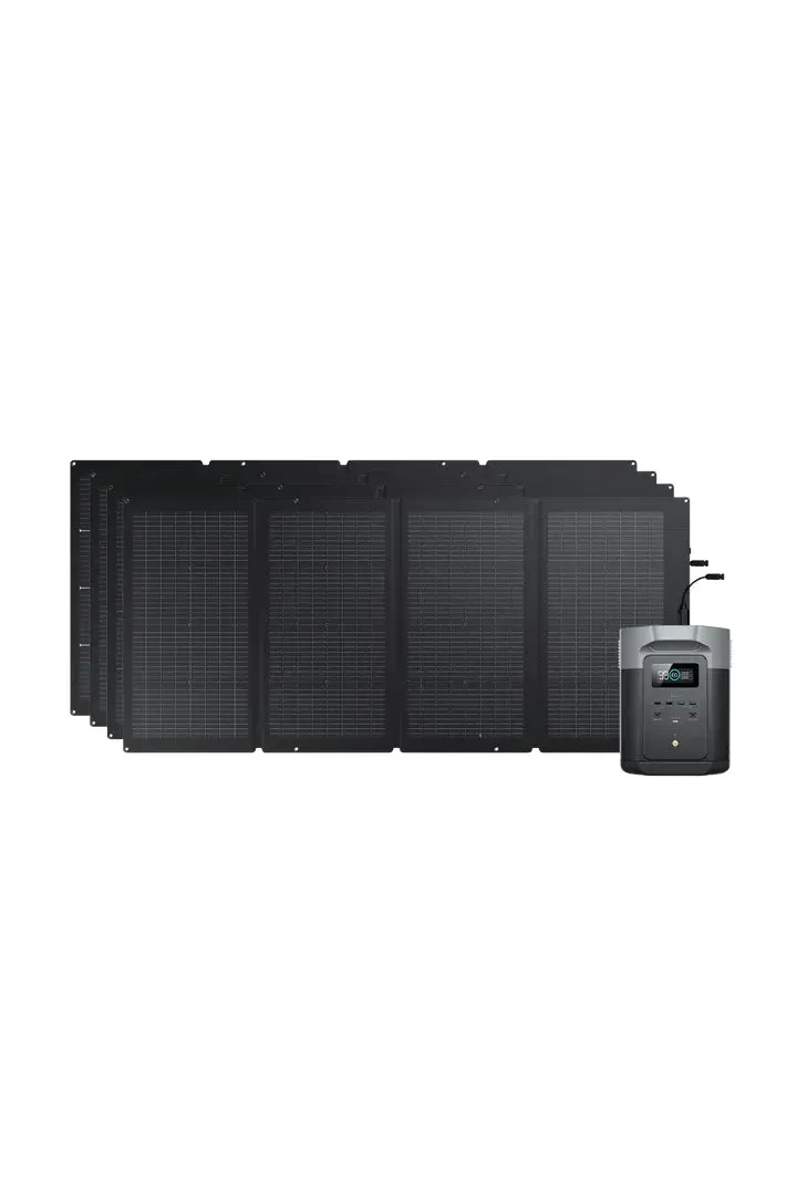 Ecoflow Delta 2 Max with 220W Solar Panel (PV220w)