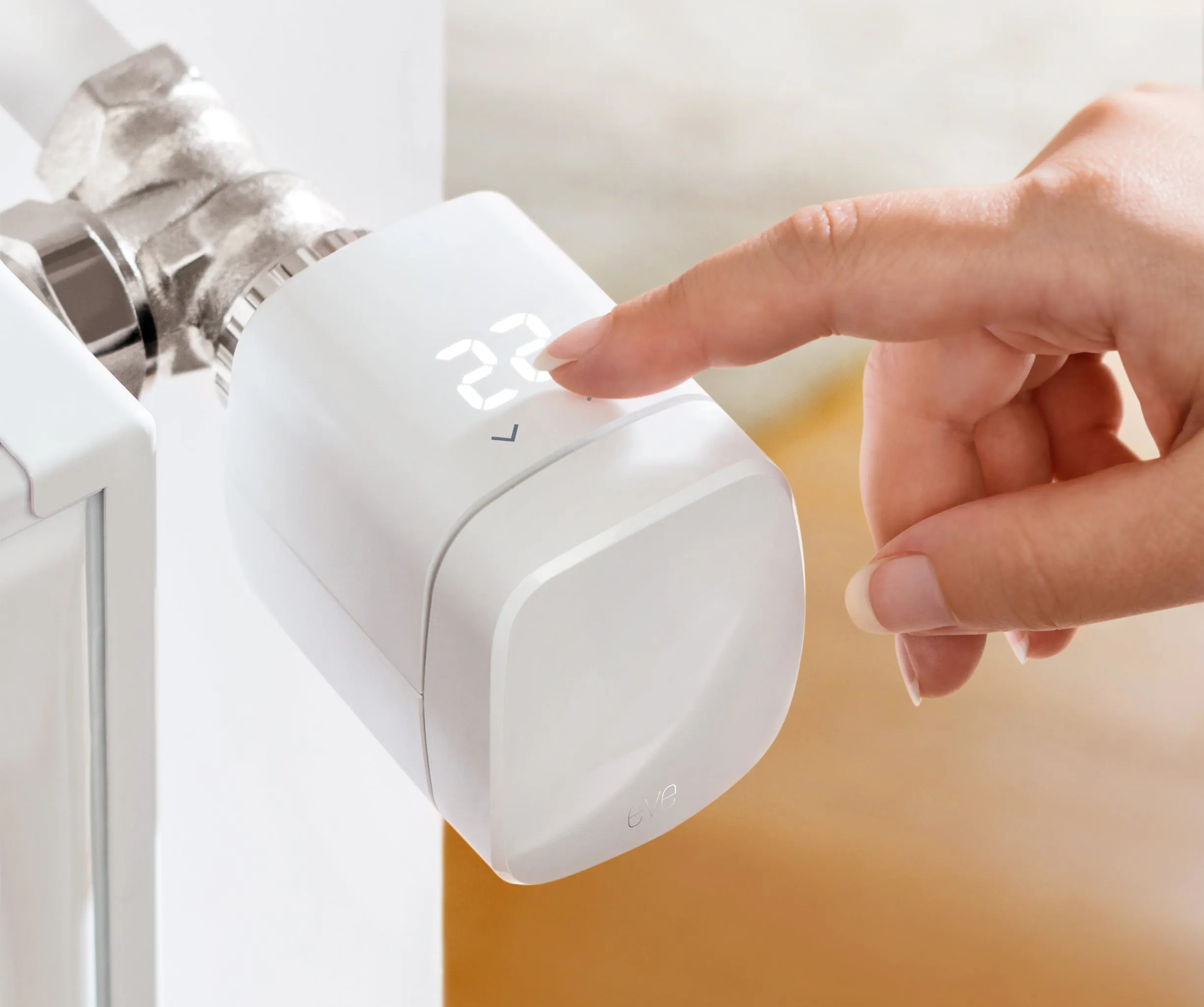 Eve Smart Radiator Valve and Door & Window Smart Contact Sensor Bundle with Apple HomeKit technology