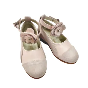 Faina Pink Leather Mary Janes