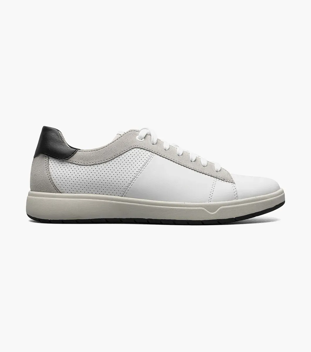 Florsheim HEIST Lace To Toe Sneaker-White