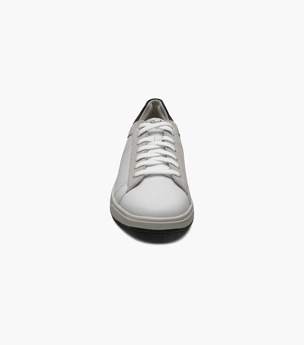 Florsheim HEIST Lace To Toe Sneaker-White