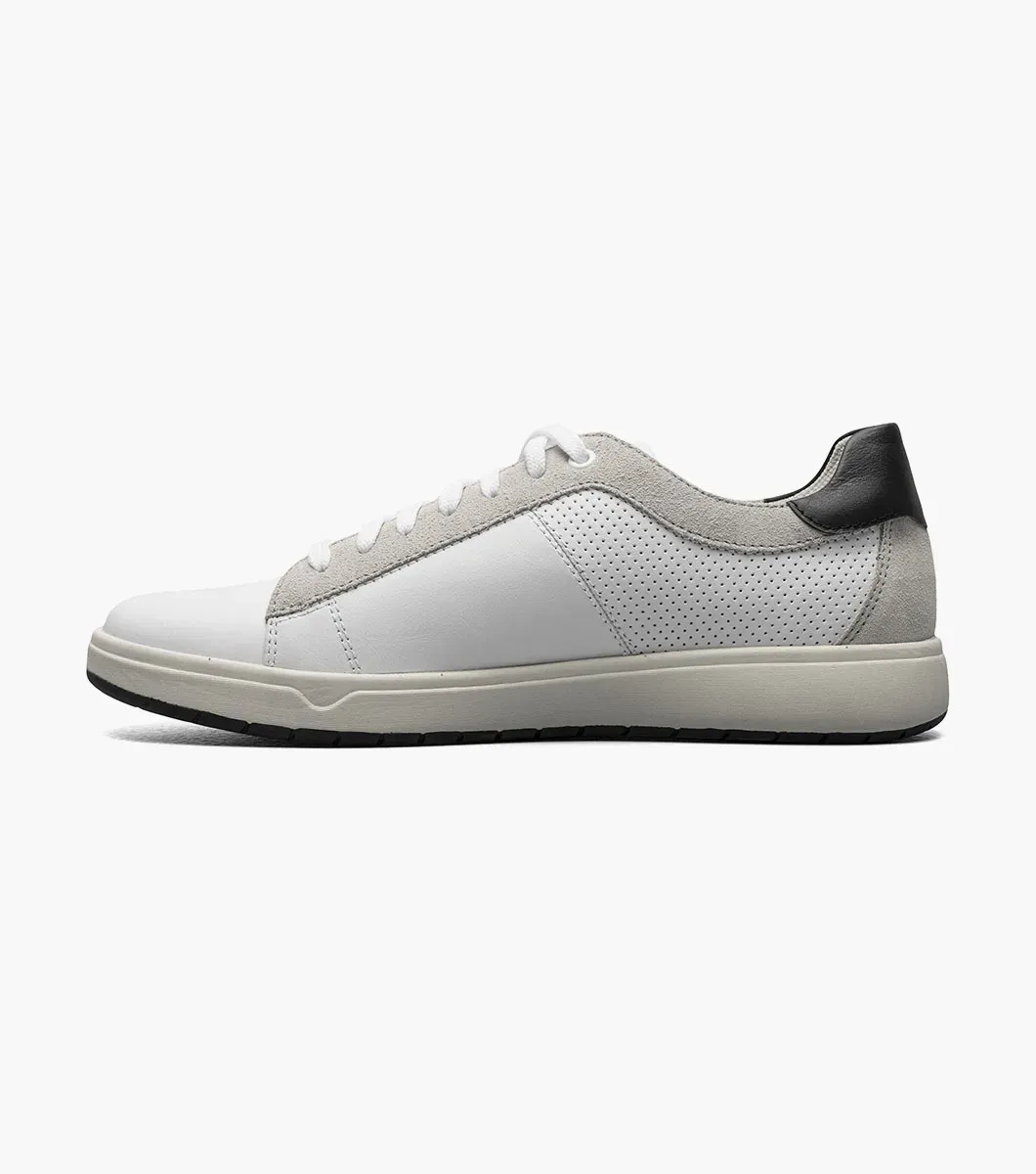 Florsheim HEIST Lace To Toe Sneaker-White