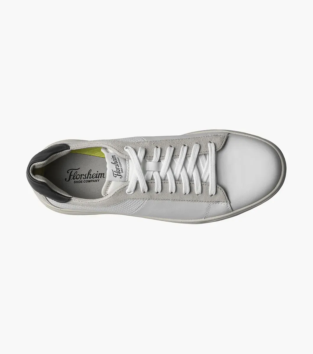 Florsheim HEIST Lace To Toe Sneaker-White