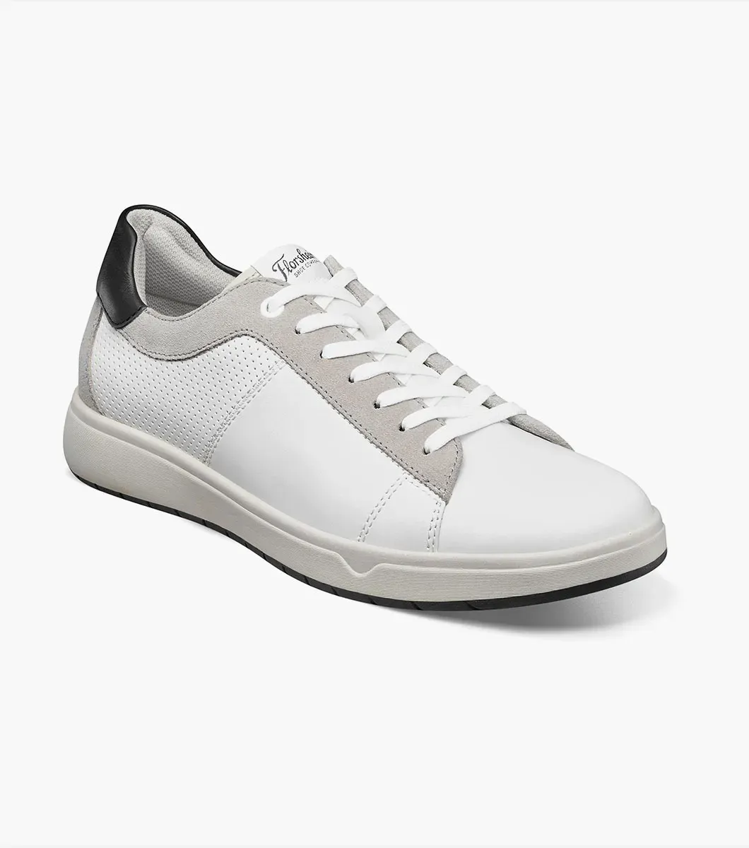 Florsheim HEIST Lace To Toe Sneaker-White