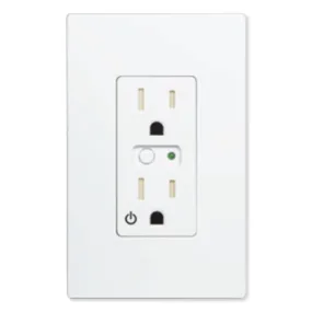 GoControl Z-Wave Split Duplex Wall Receptacle with Energy Monitoring