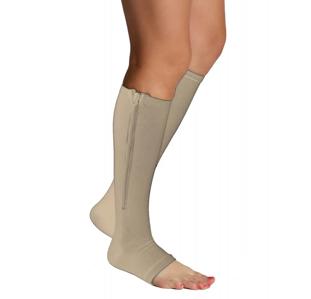 InstantRecoveryMD Unisex Compression Knee High Open Toe Socks MD402