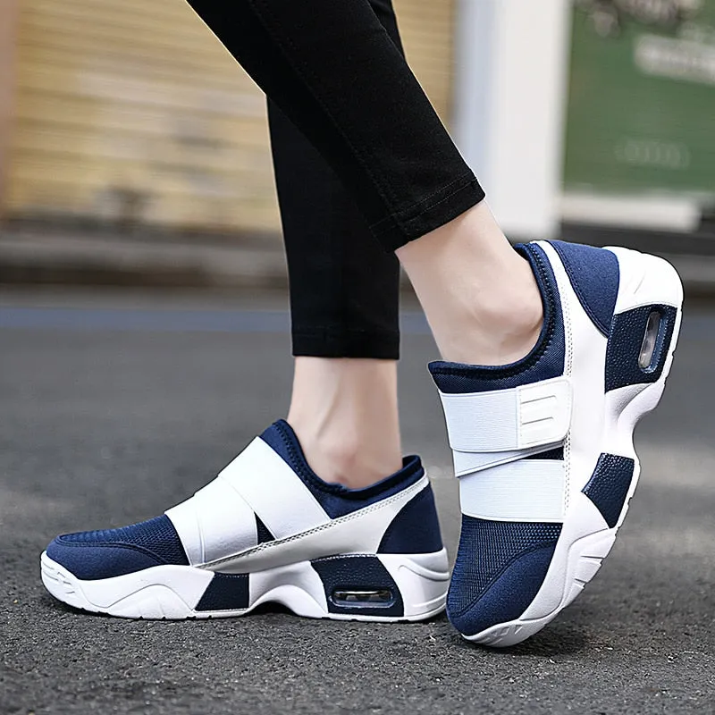 Joskaa  2024 New Spring Sneakers Women Lazy Shoes Plus Size 35-42 Fashion Breathable Shoes Comfortable Running Casual Sneakers De Mujer