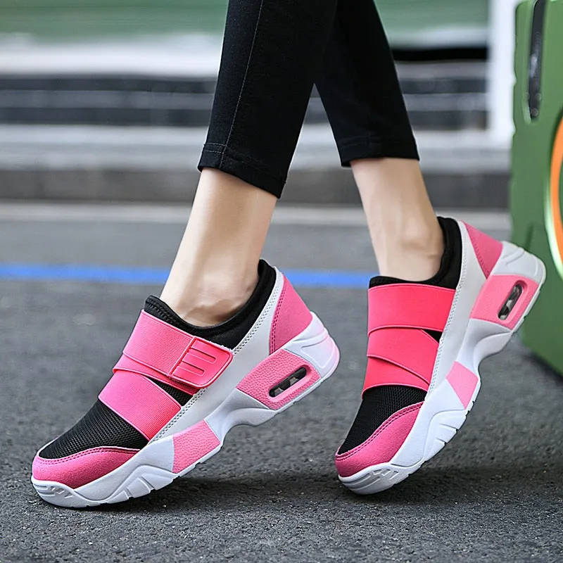 Joskaa  2024 New Spring Sneakers Women Lazy Shoes Plus Size 35-42 Fashion Breathable Shoes Comfortable Running Casual Sneakers De Mujer