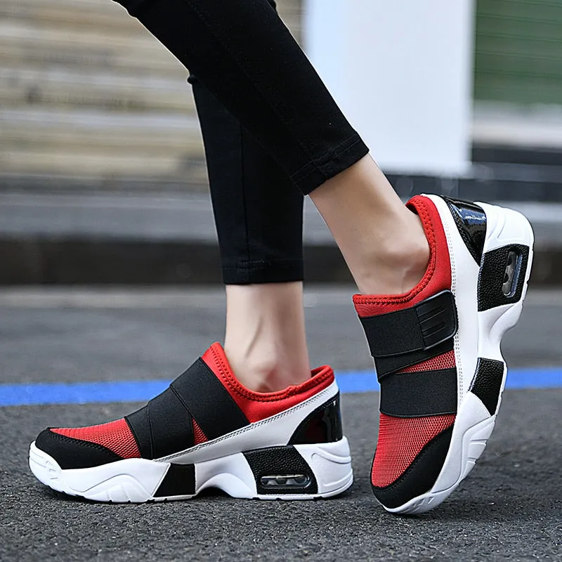 Joskaa  2024 New Spring Sneakers Women Lazy Shoes Plus Size 35-42 Fashion Breathable Shoes Comfortable Running Casual Sneakers De Mujer