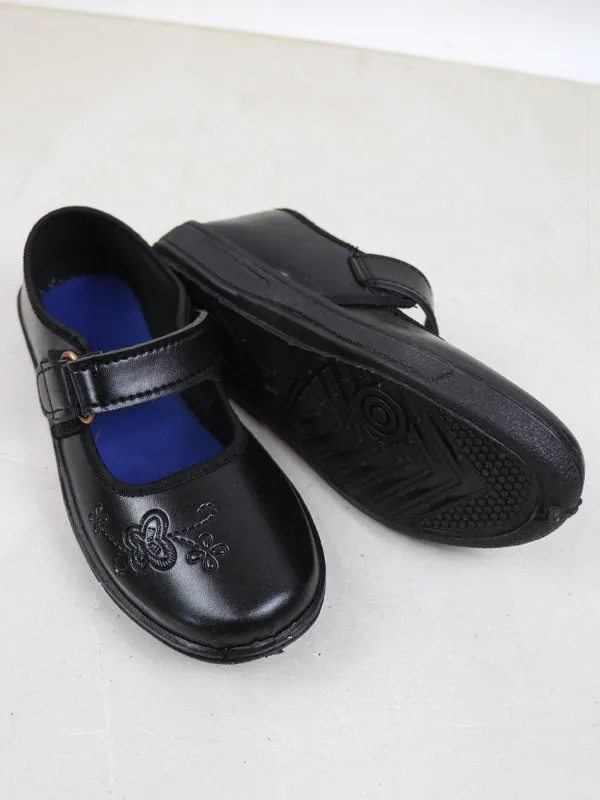 KS15 Girls School Shoes 6Yrs - 8Yrs Black