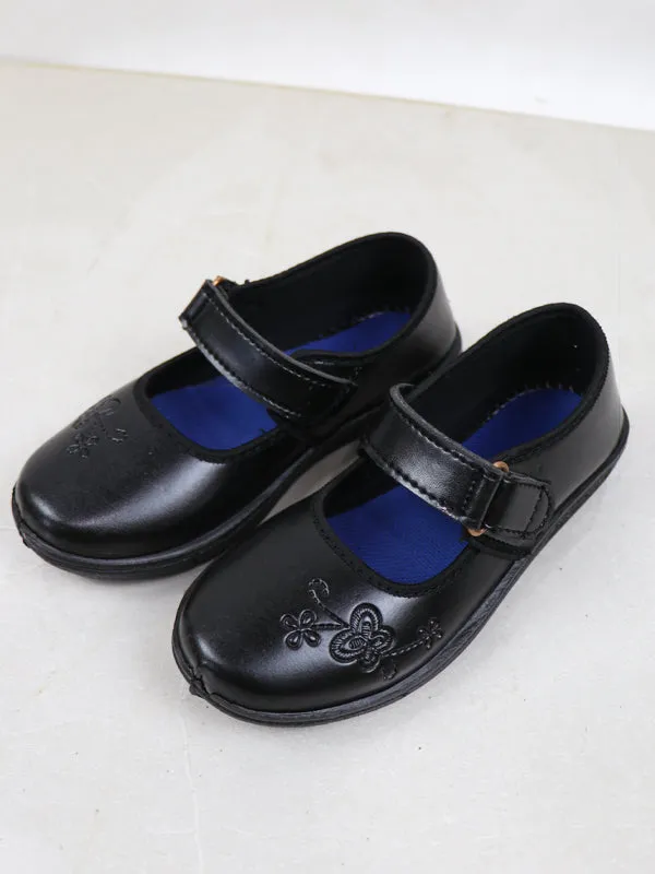 KS15 Girls School Shoes 6Yrs - 8Yrs Black