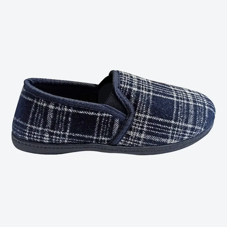 Mens Sleephhh Wide Fit Slip On House Slippers