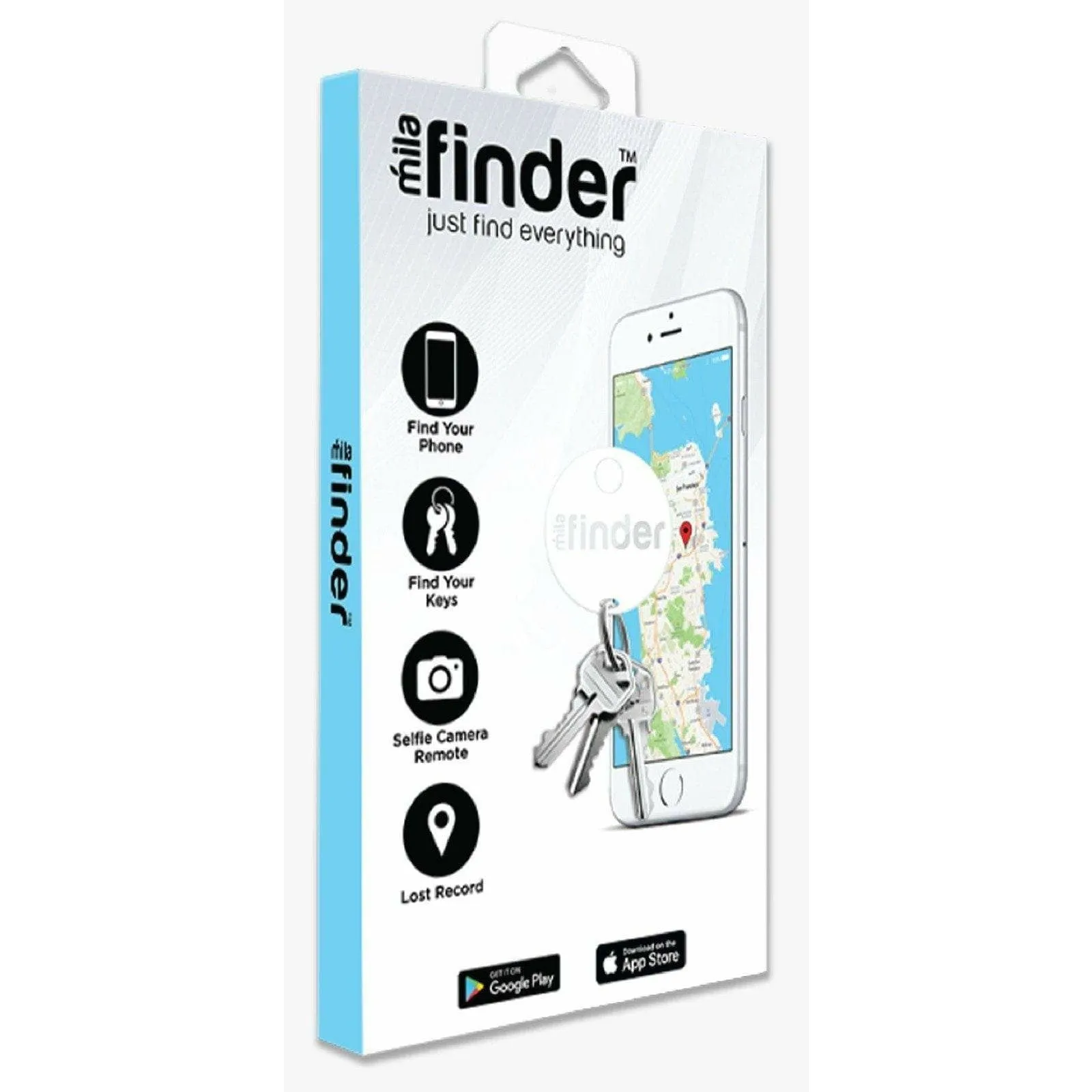 Mila Finder - Bluetooth Key Finder - 48 piece bundle