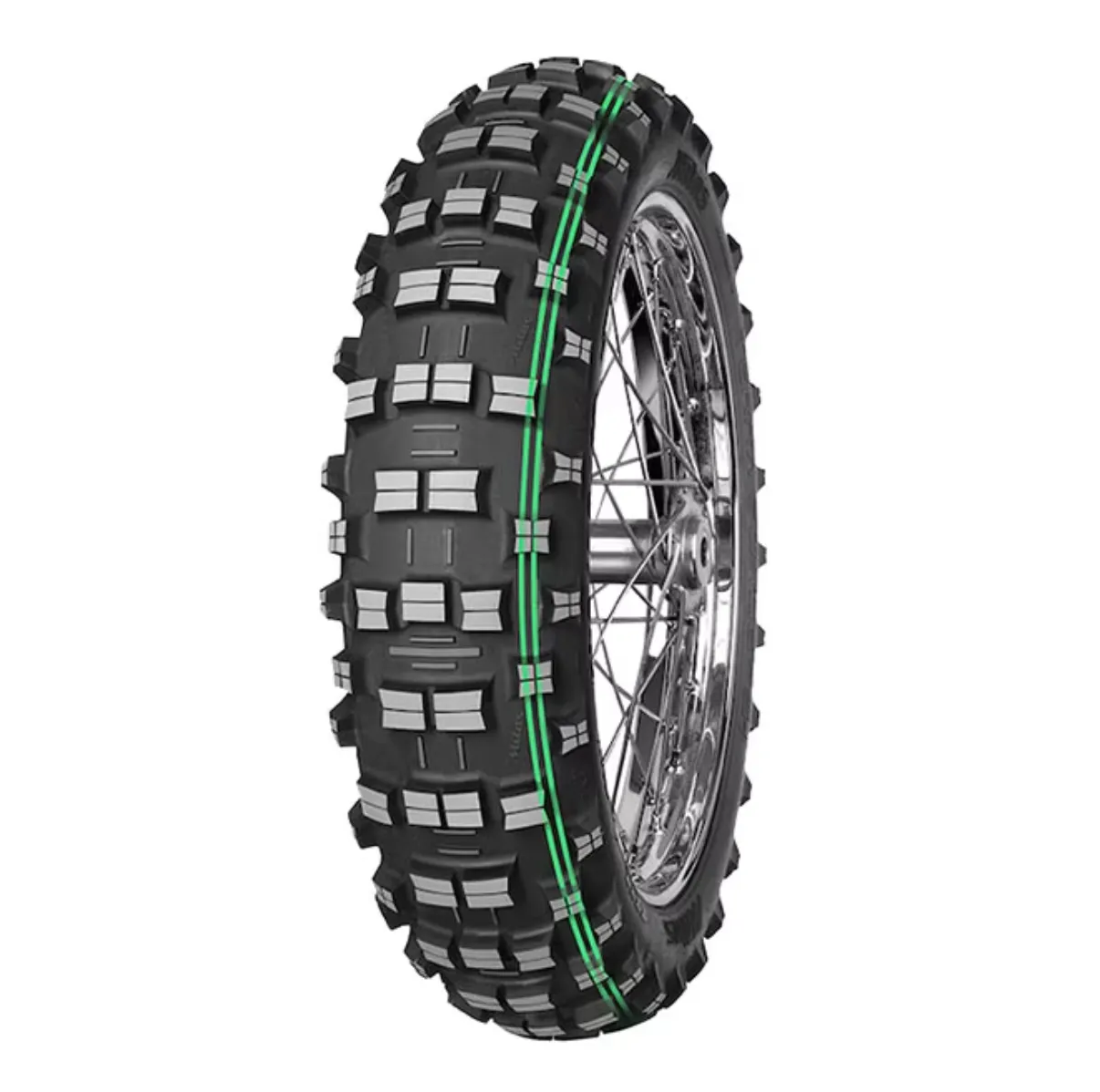 Mitas Terra Force EF FIM Enduro Rear Tyre - Double Green