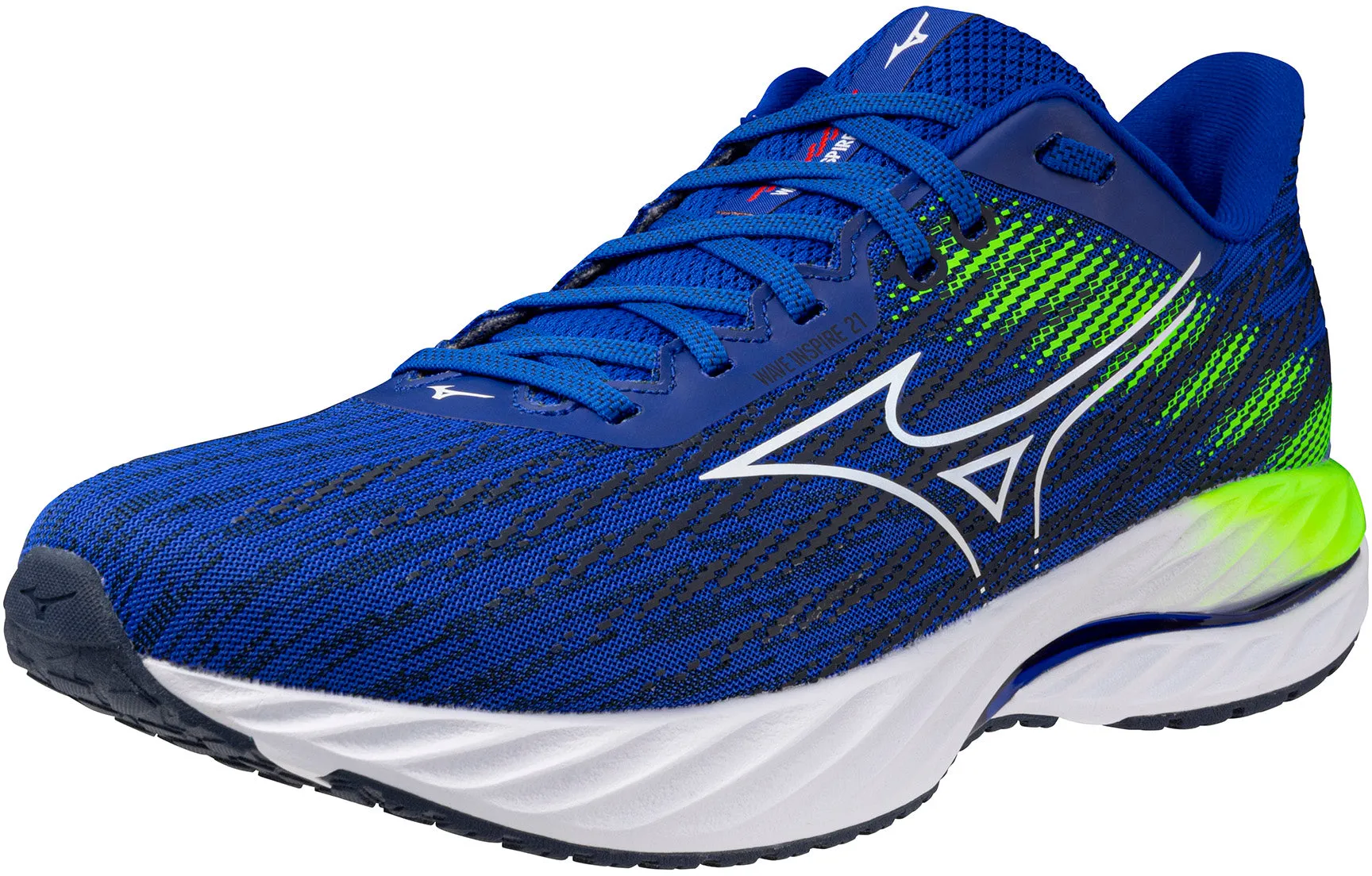 Mizuno Wave Inspire 21 Mens Running Shoes Blue