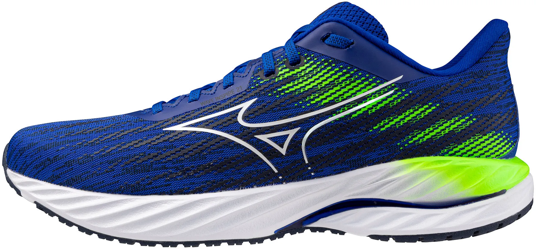 Mizuno Wave Inspire 21 Mens Running Shoes Blue