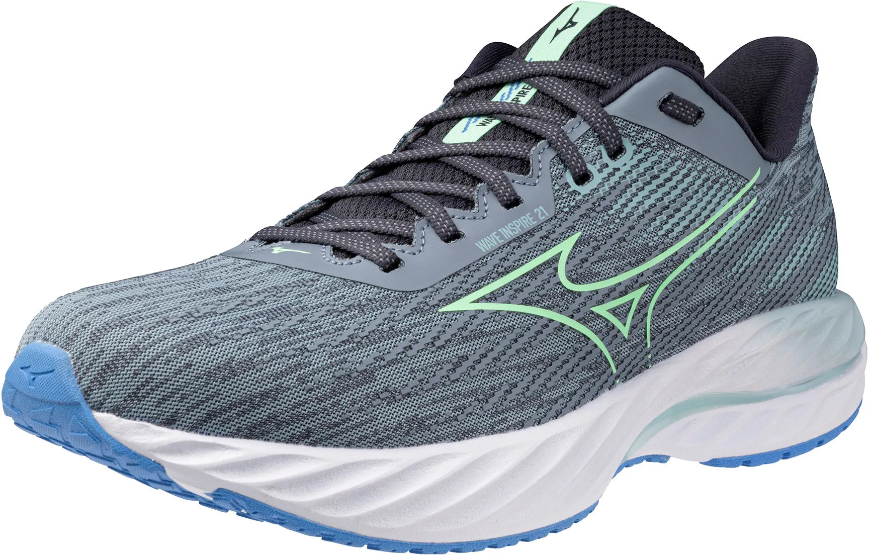 Mizuno Wave Inspire 21 Mens Running Shoes - Grey