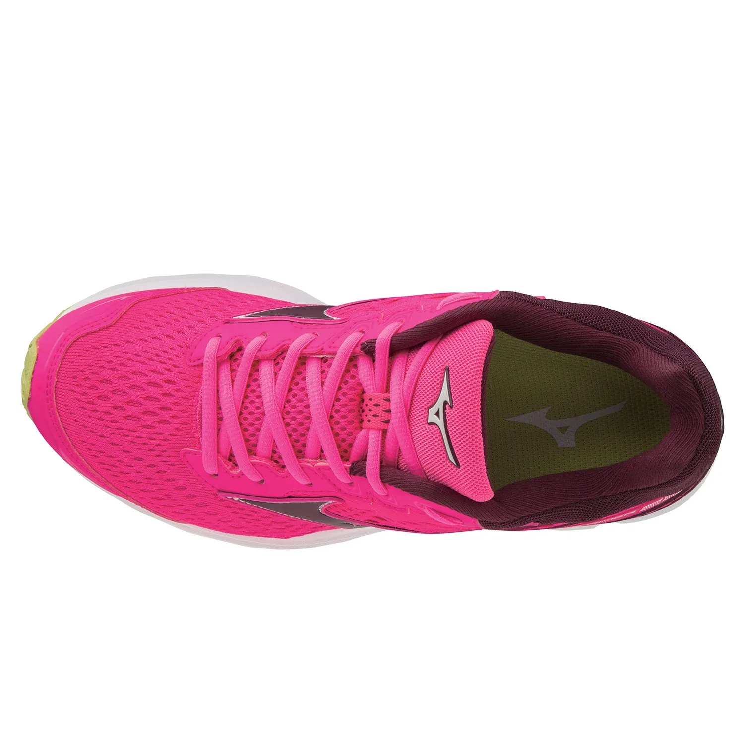 Mizuno Wave Rider 22 Womens | Pglow/Portroyal/Charlock