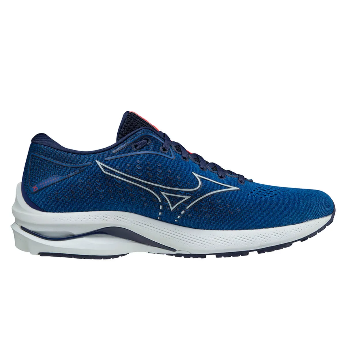 Mizuno Wave Rider 25 Mens | Pblue/illusionblue/dpink