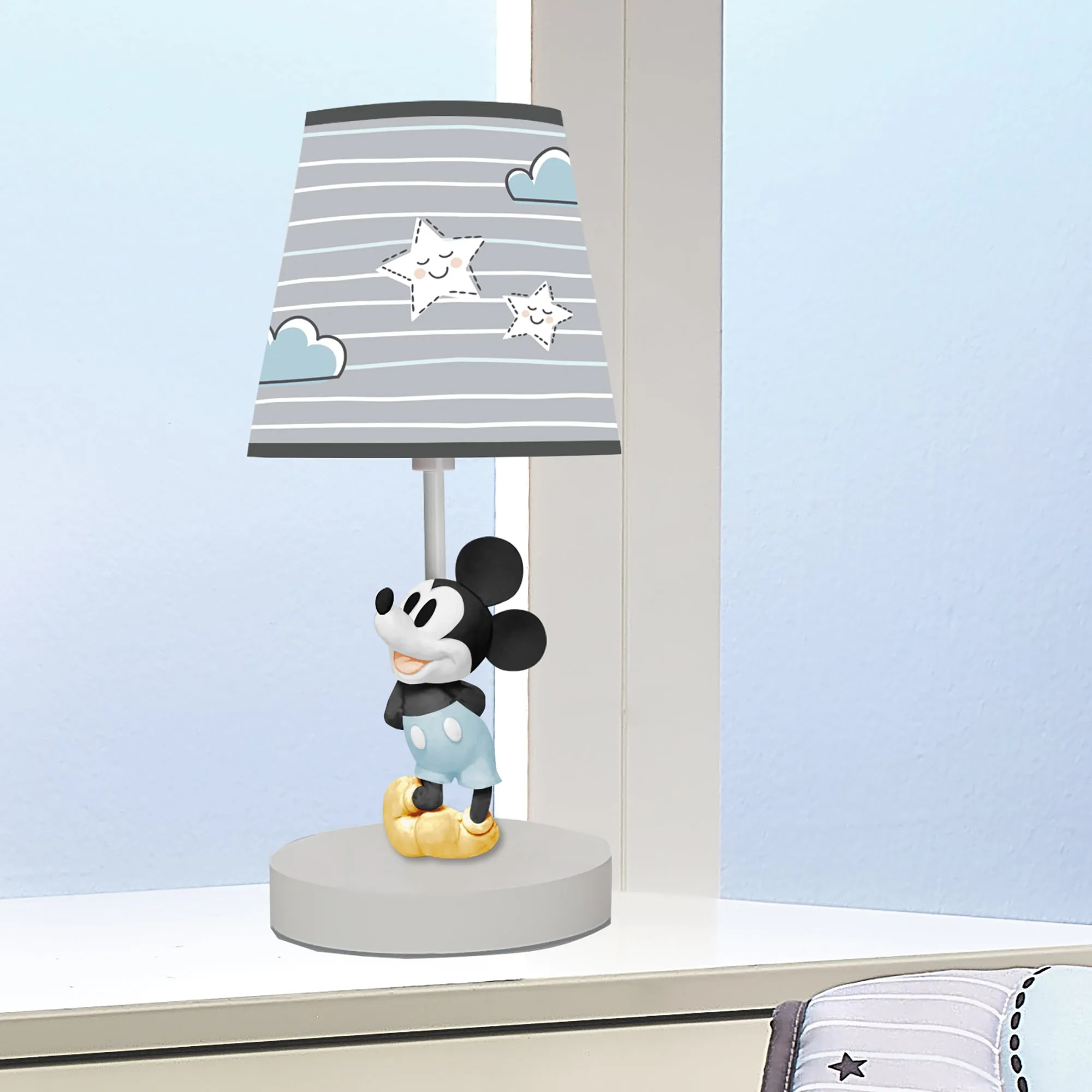 Moonlight Mickey Lamp with Shade & Bulb