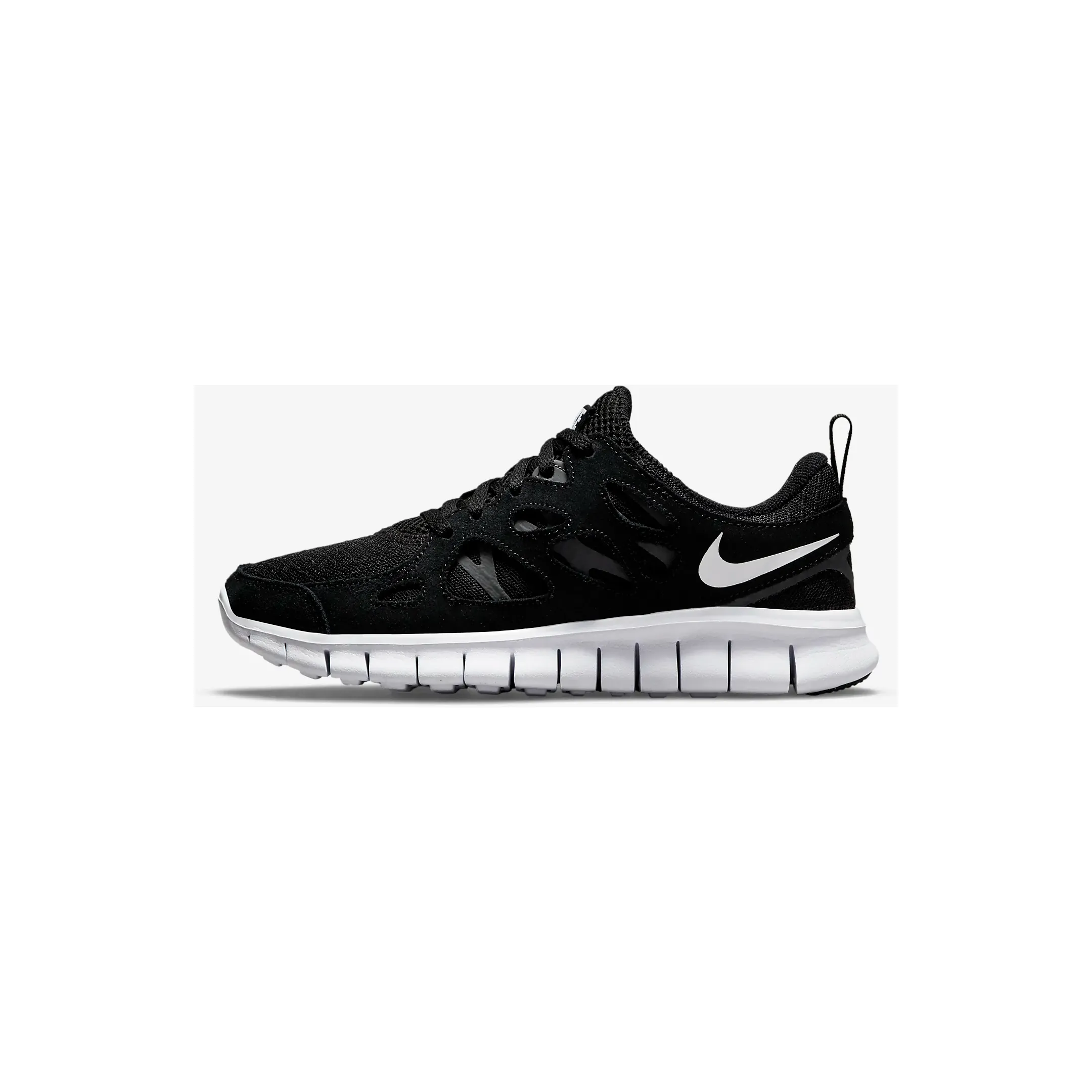 Nike Kid's Free Run 2 Shoes - Black / Dark Grey / White