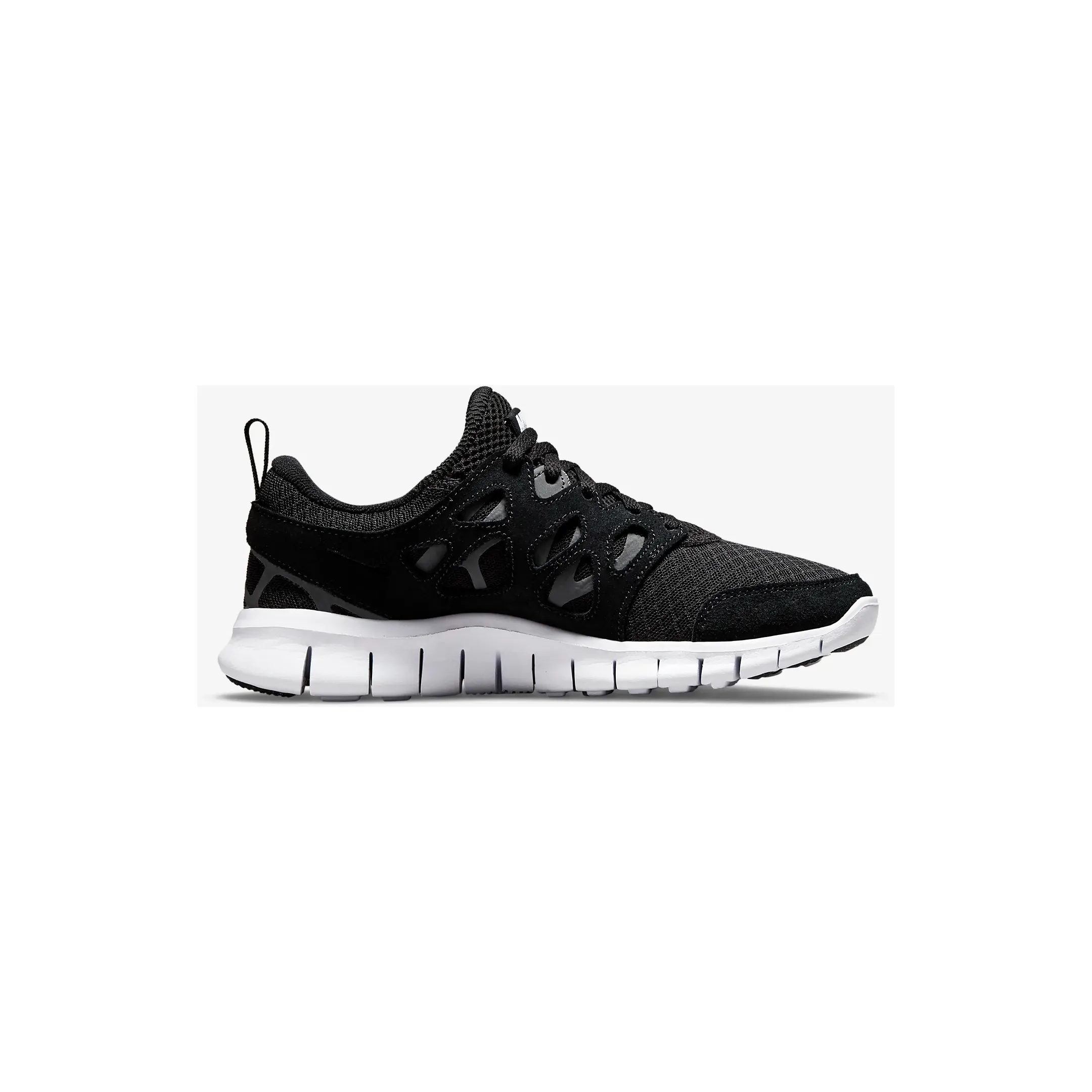 Nike Kid's Free Run 2 Shoes - Black / Dark Grey / White