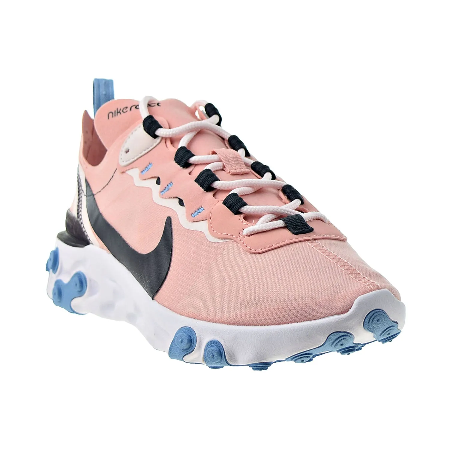 Nike React Element 55 Women's Shoes Coral Stardust-Oil Grey