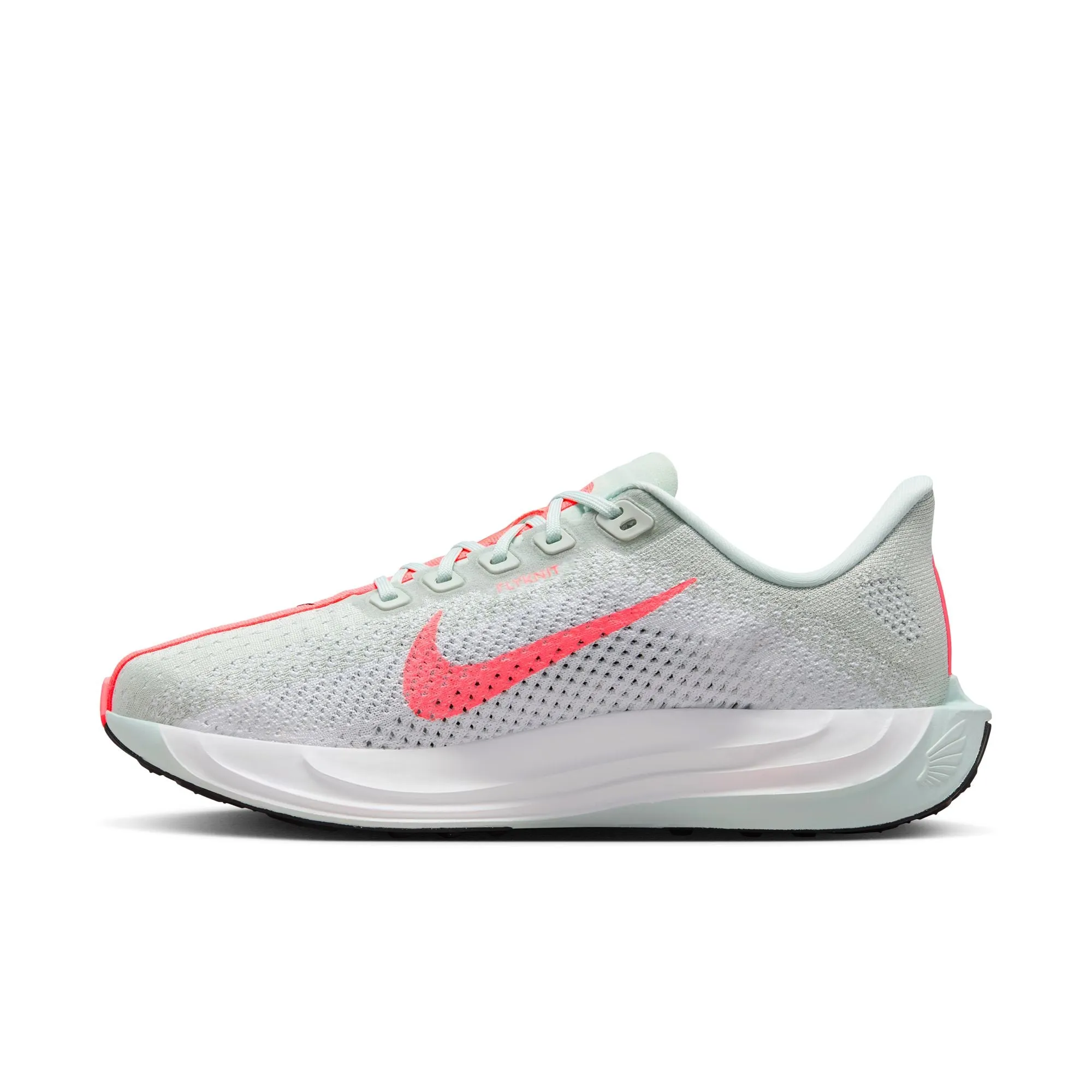 Nike Women's Pegasus Plus Running Shoes Barely Grey / White / Black / Hot Punch