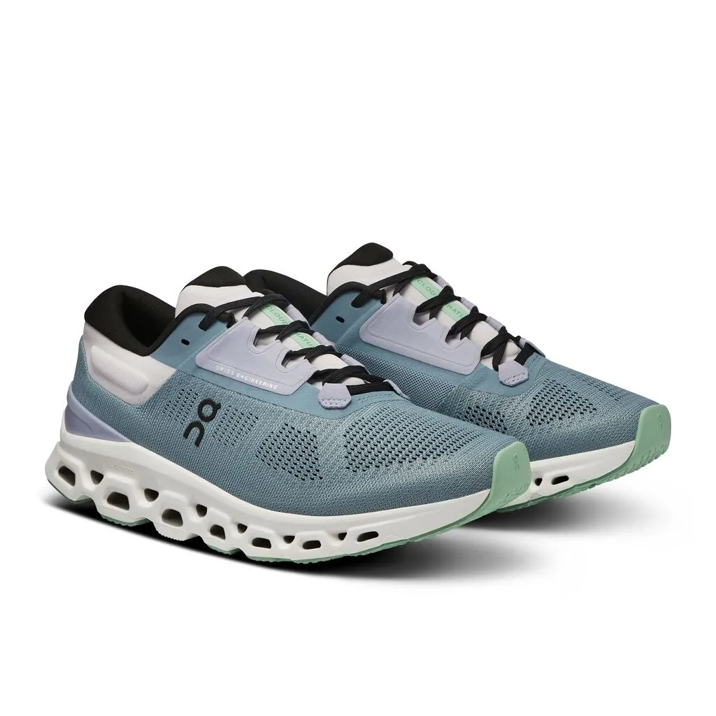 On Women's Cloudstratus 3 Running Shoes Wash / Nimbus