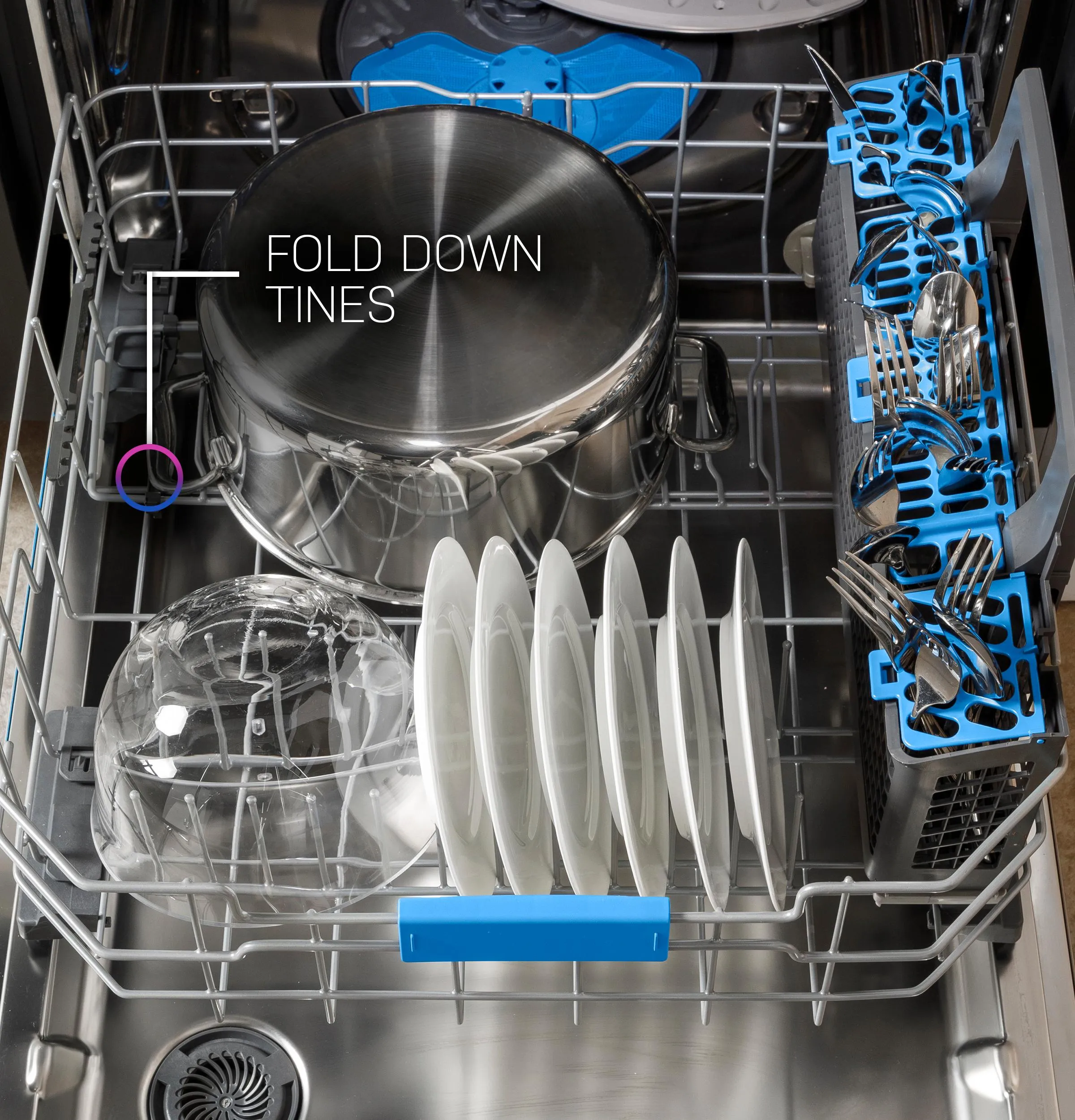 PDT795SBVTS GE Profile™ ENERGY STAR Smart UltraFresh System Dishwasher with Microban™ Antimicrobial Technology with Deep Clean Washing 3rd Rack, 39 dBA