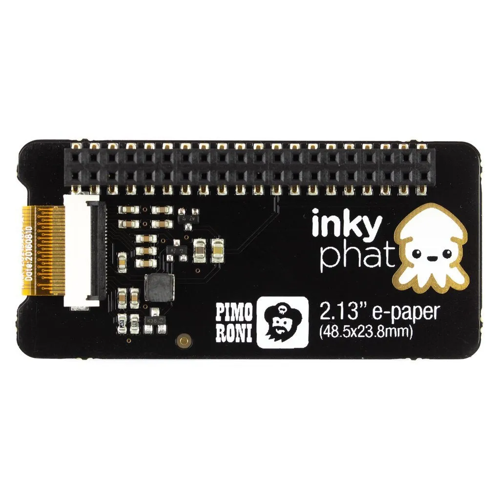 Pimoroni Inky pHAT (ePaper/eInk/EPD)